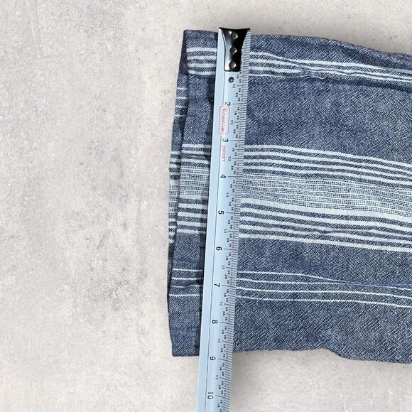 Old Navy‎ Linen Blend Pants Women's Small Pull On Casual Beach Summer Striped - Picture 6 of 12